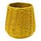 Hello Honey® 5.5" Mustard Hand-Woven Jute & Glass Votive Candle Holder